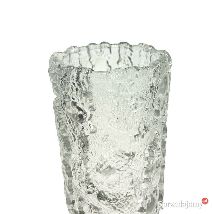 Wazon ARKTIS Georgshtte Ice Bark Glass Niemcy Antyki, Sztuka, Kolekcje Warszawa