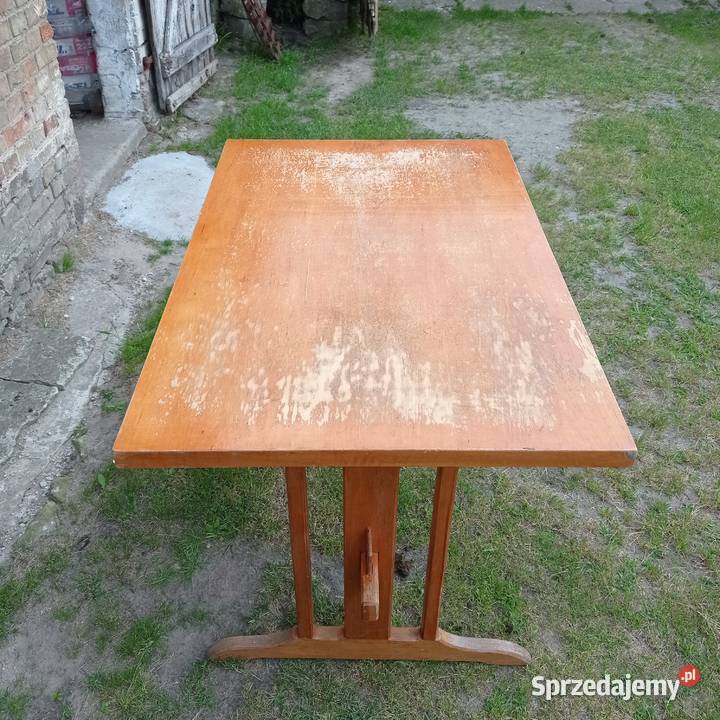 Stół Drewniany Olcha Kamień Pomorski