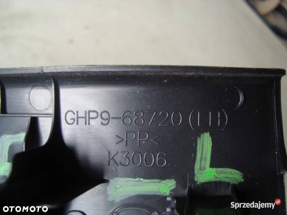 OSŁONA LISTWA LEWA MAZDA 6 III GJ GHP9 68720 świętokrzyskie Włoszczowa sprzedam