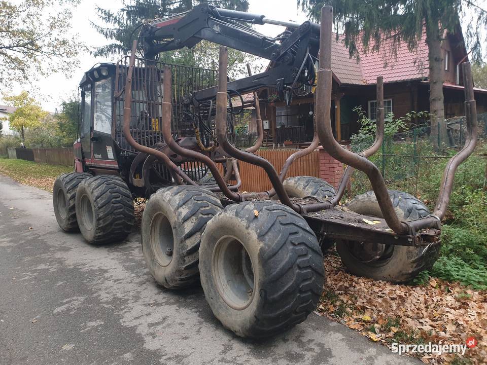Valmet 820 forwarder ciagnik lesny lkt Mrzygłód