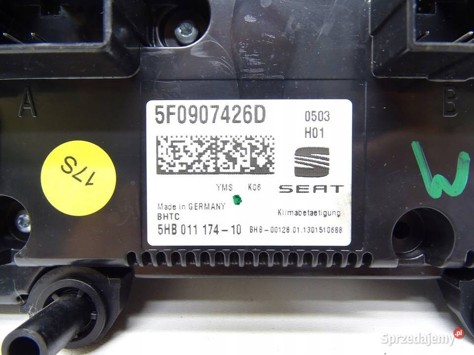 PANEL STEROWANIA NAWIEWU KLIMATYZACJI SEAT LEON sprzedam