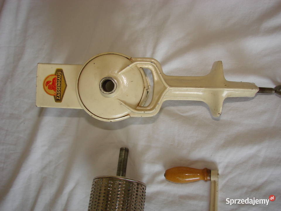 ZASSENHAUS stara stołowa tarka obrotowa Pruszcz Gdański