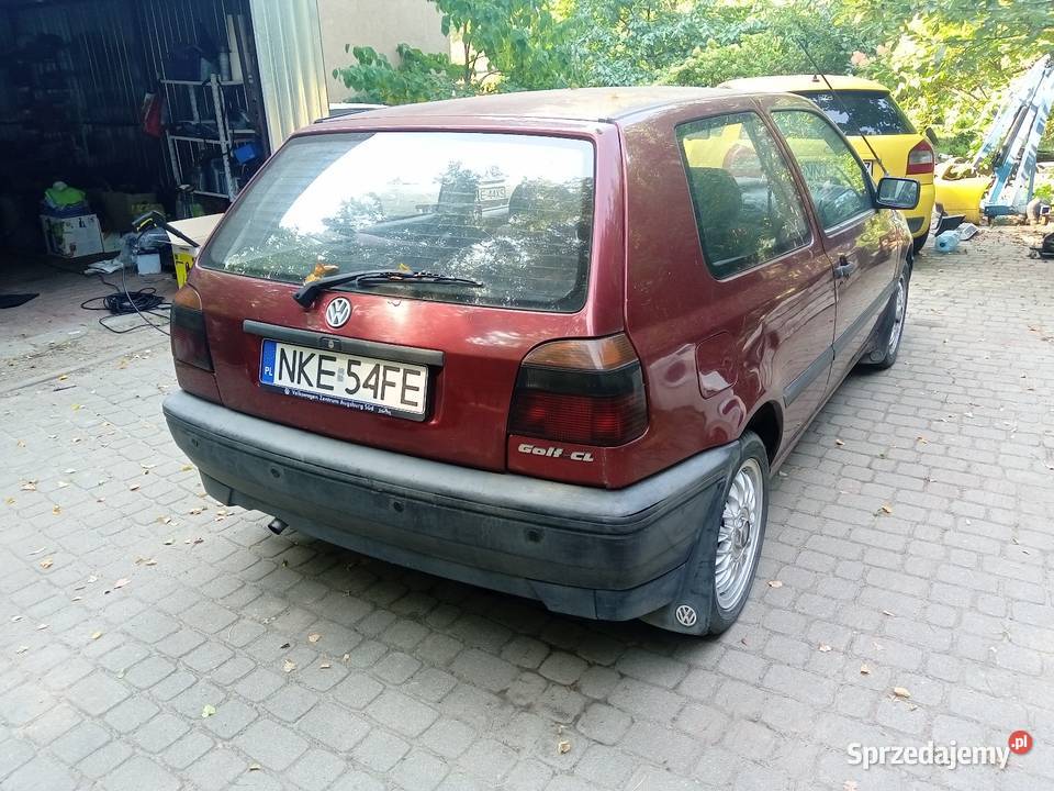 Volkswagen Golf III 14 benzyna bordowy warmińsko-mazurskie Kętrzyn sprzedam