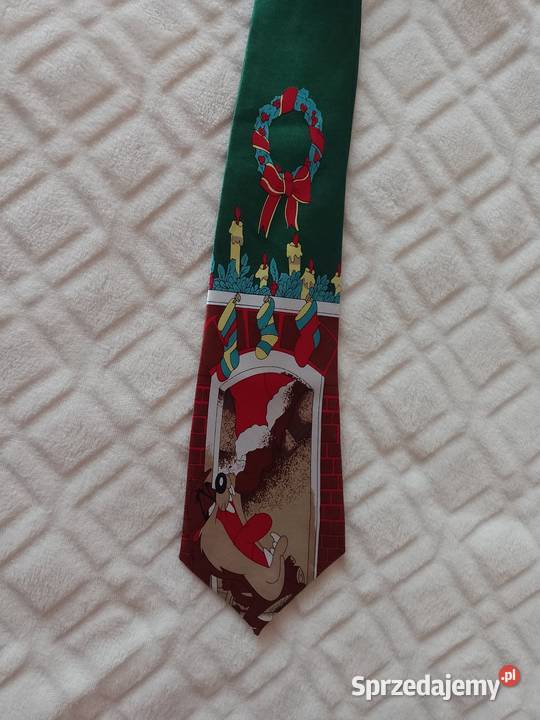 Świąteczny Krawat męski z Londynu Merry małopolskie Kraków