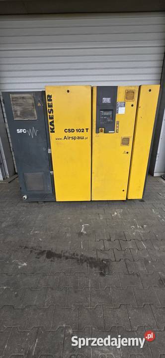 Kompresor KAESER CSD102 T uszkodzony falownik