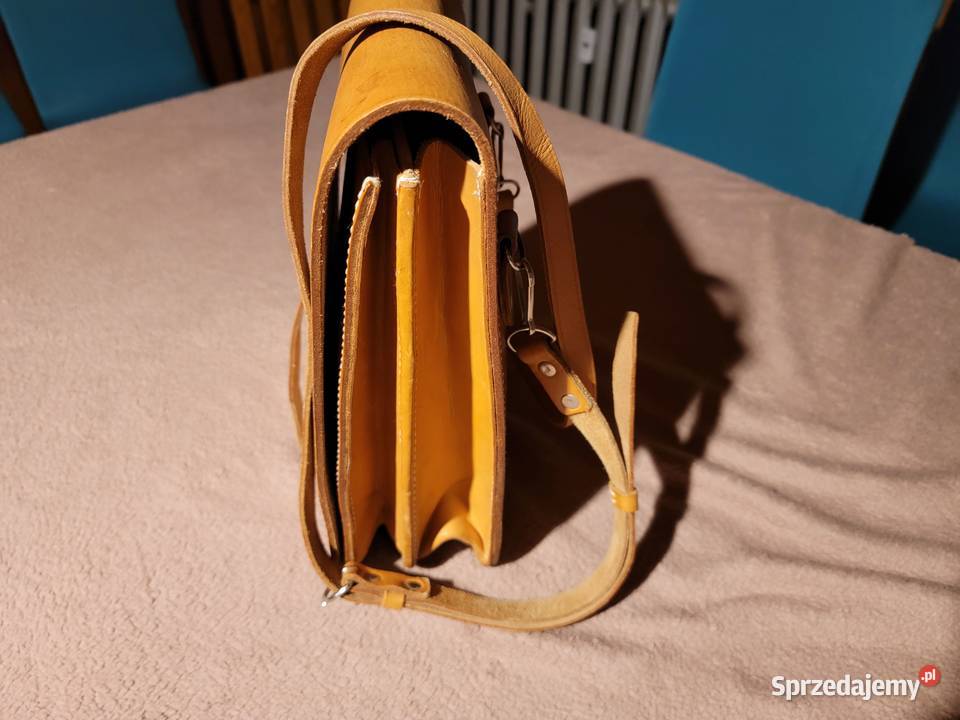 Torba Skórzana Raportówka z 1985 roku Lubin sprzedam