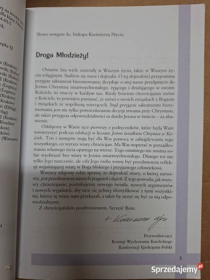 Jestem świadkiem Chrystusa w Kościele Podręcznik Gdańsk