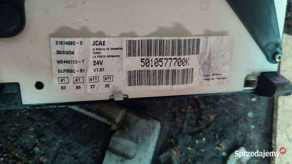 Licznik zegary 5010577700k Renault Midlum Magnum Książ Wielkopolski