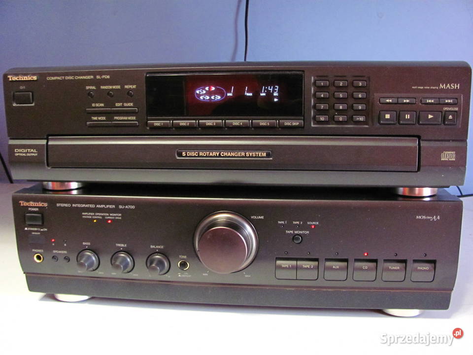Odtwarzacz CD Technics SLPD6 zmieniarka na 5 Łódź