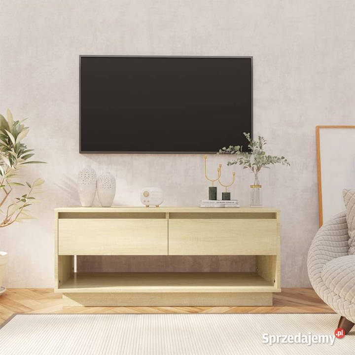 Szafka pod TV dąb sonoma 102x41x44 materiał mazowieckie Warszawa