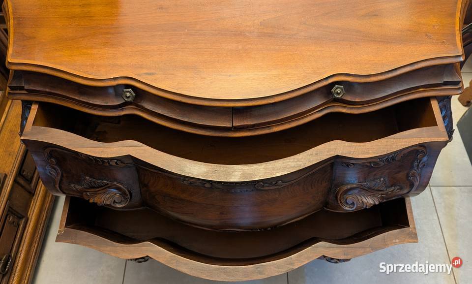 Wspaniała komoda neobarokowa orzech sklep Dąbrowa Górnicza sprzedam