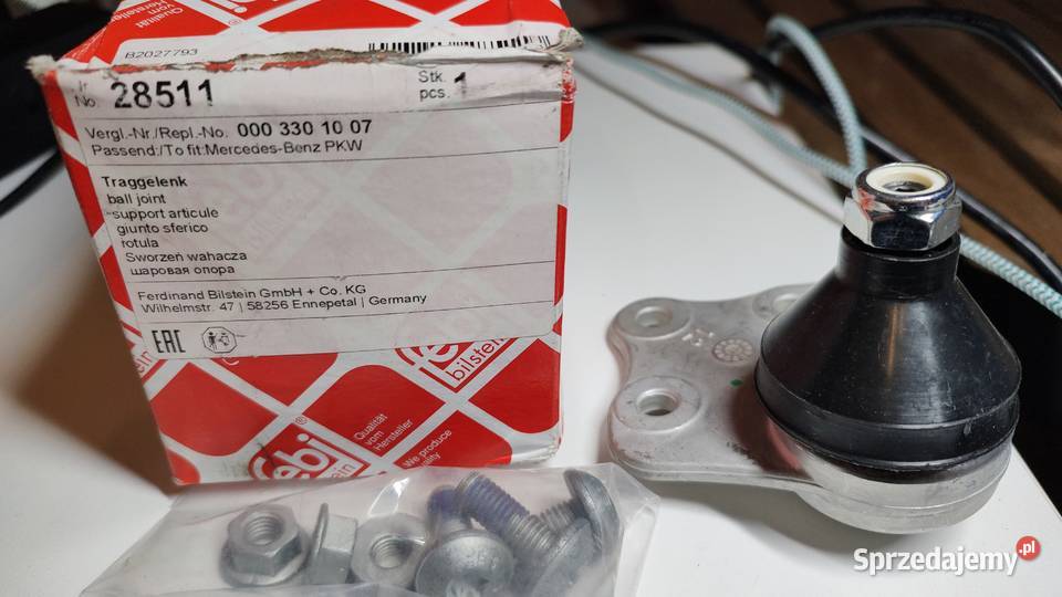 Nowy sworzeń wahacza 28511 najlepiej do Mercedes Olsztyn sprzedam