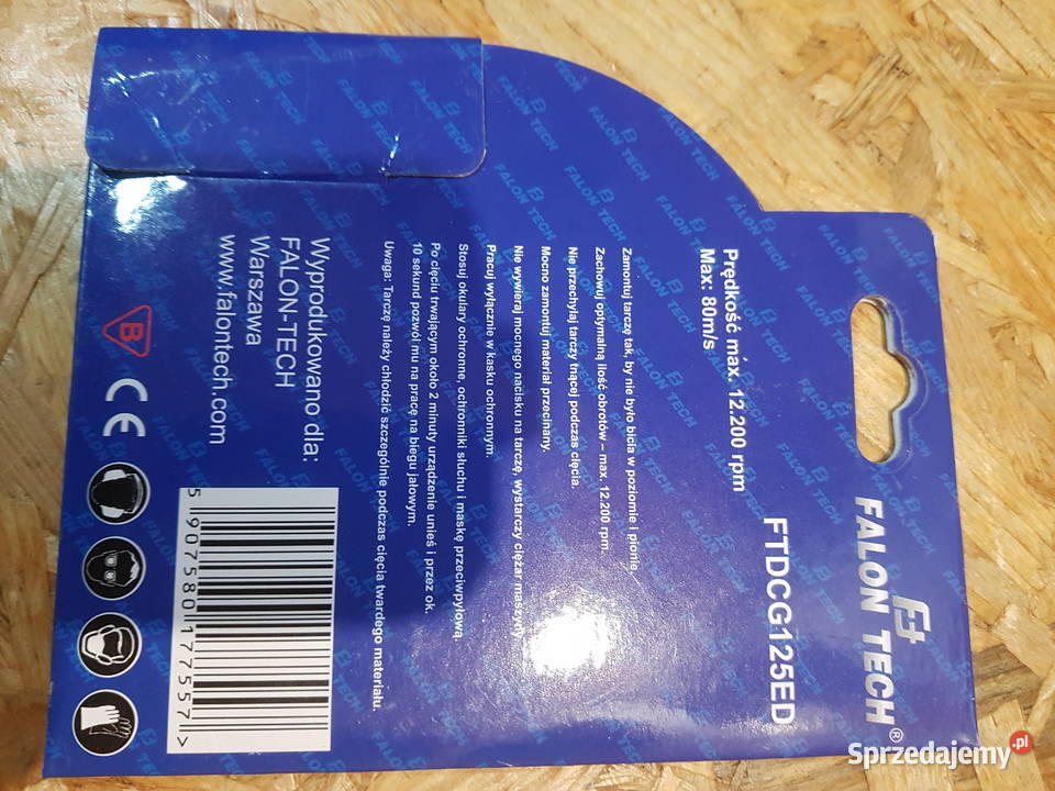 Tarcza do cięcia i szlifowania płytek FalonTech