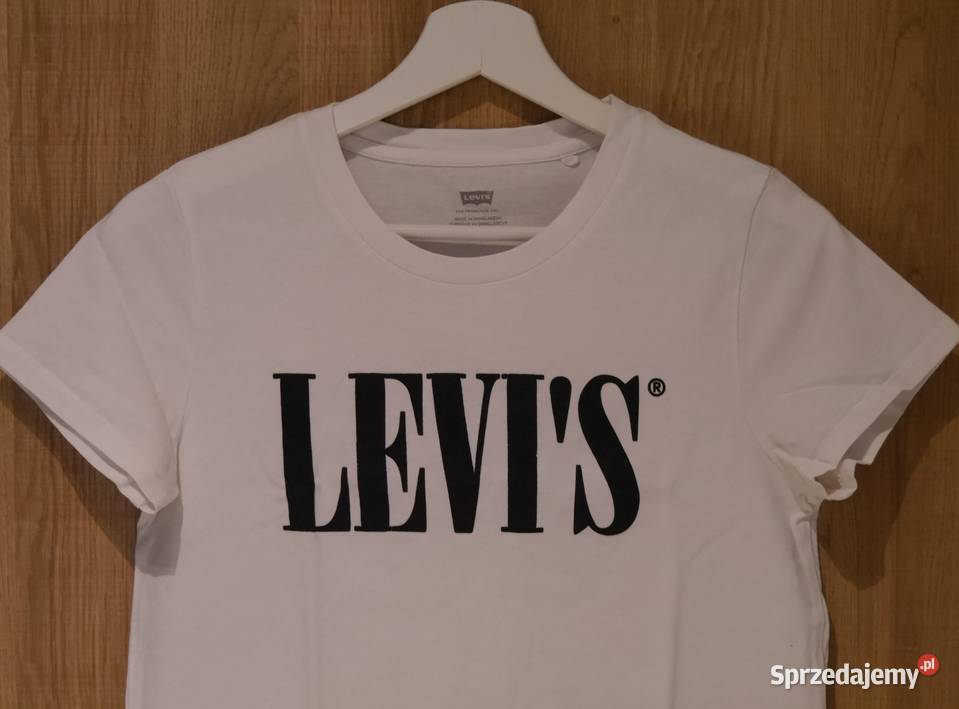 Levis świetna koszulka duże logo 34 XS Wrocław