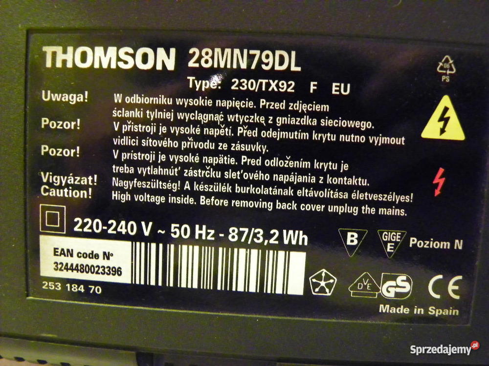 TELEWIZOR THOMSON 28 Telewizory Rzeszów