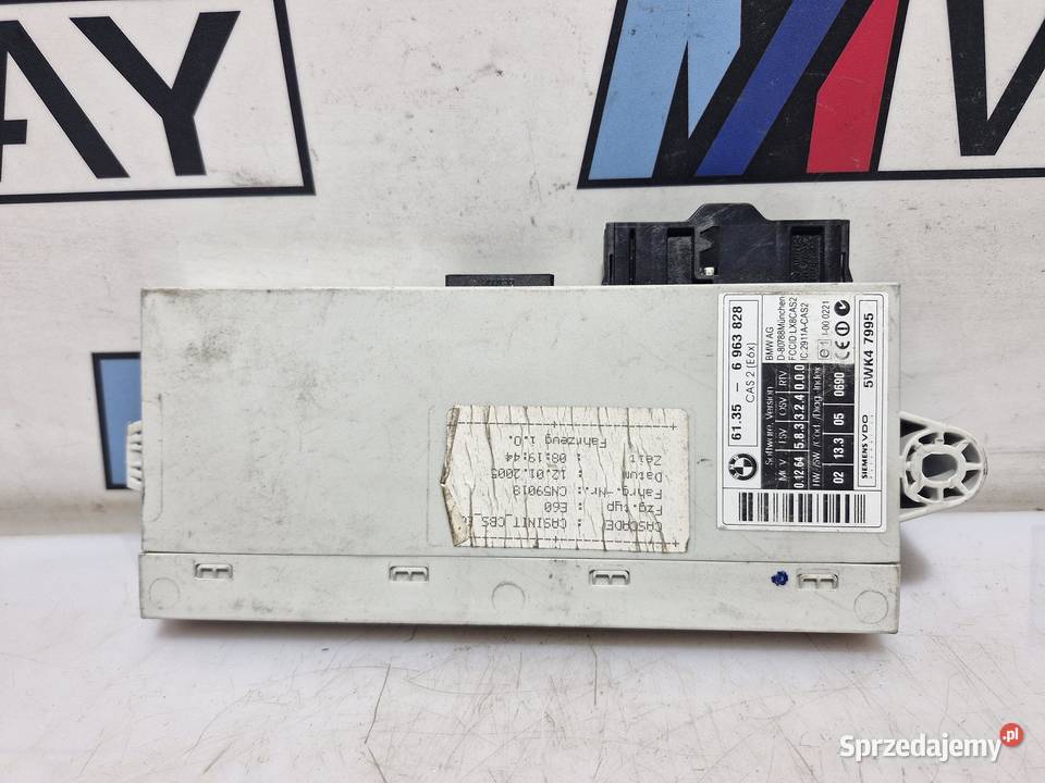 BMW E60 E61 E63 E64 MODUŁ STEROWNIK CAS 6963828 dolnośląskie