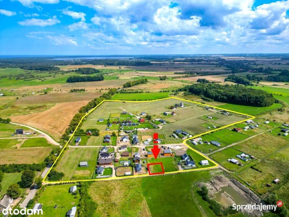 Działka budowlana morzem Rusinowo