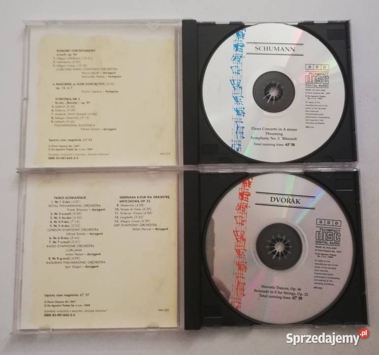 Muzyka poważna 5 płyt CD Tanio Warszawa sprzedam