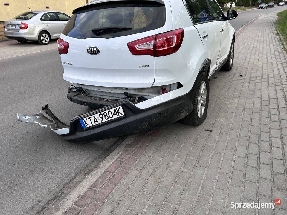 Kia Sportage uszkodzona przyciemniane szyby małopolskie Tarnów