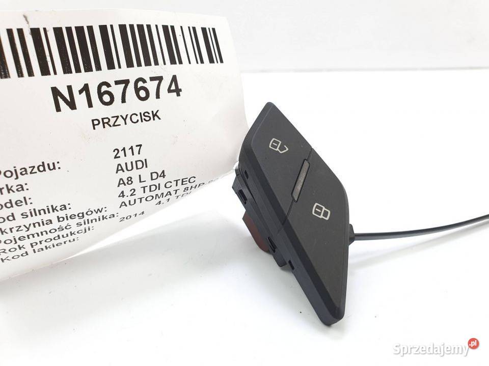 PRZYCISK AUDI A8 L D4 4H0962107B Lipno