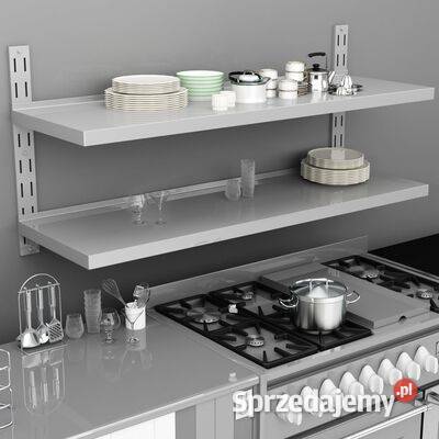 2poziomowa półka wisząca stal nierdzewna 150 x Warszawa
