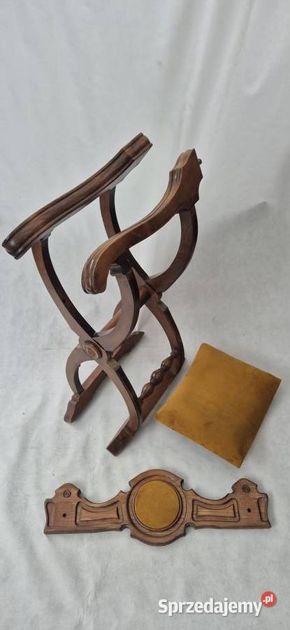 Fotel rzymski Dantego składany Włochy 2 Meble Antyki, Sztuka, Kolekcje Warszawa