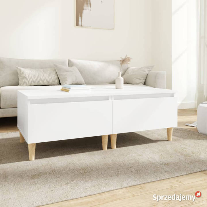 Stoliki boczne 2 białe 50x46x35 WM819501 Warszawa