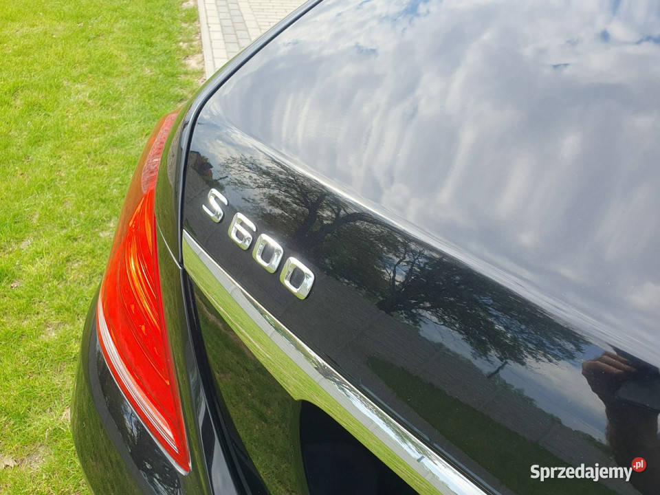 Mercedes S 600 S600 V12 Long Europa Pełne podgrzewane fotele Strobice
