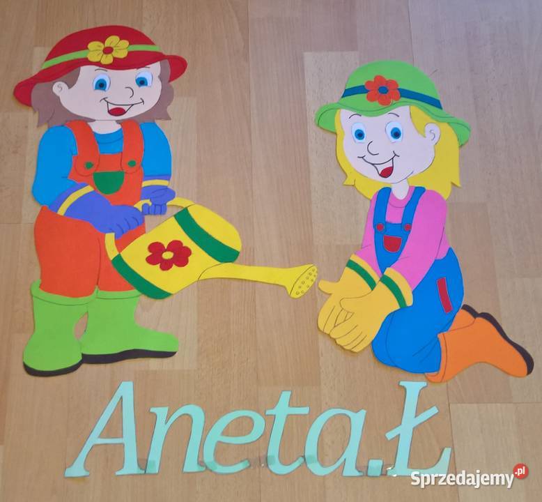 Dekoracje wiosenne dwustronne okienne z brystolu mazowieckie Garwolin