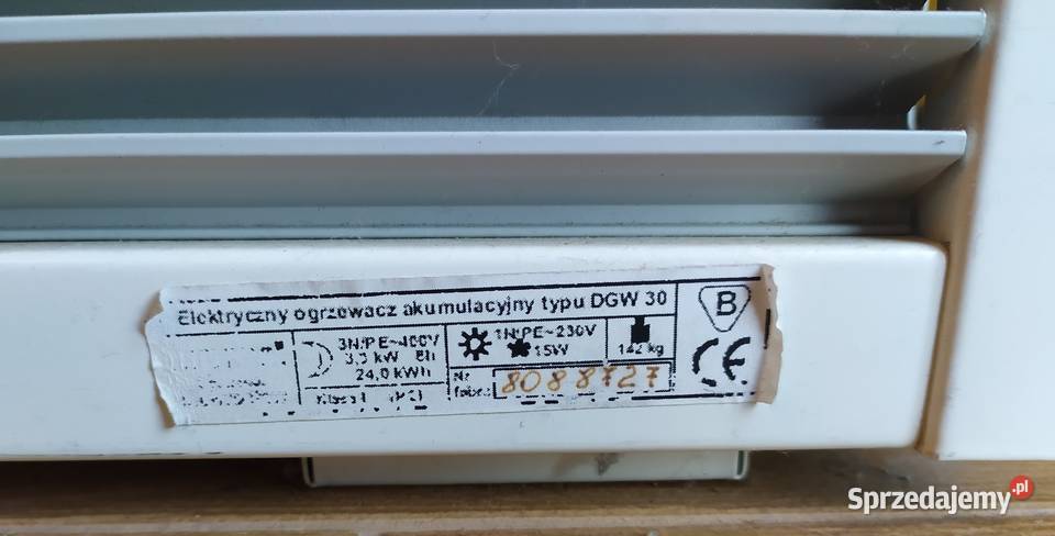 Grzejnik akumulacyjny 3kW DGW30 INPROEL lubuskie