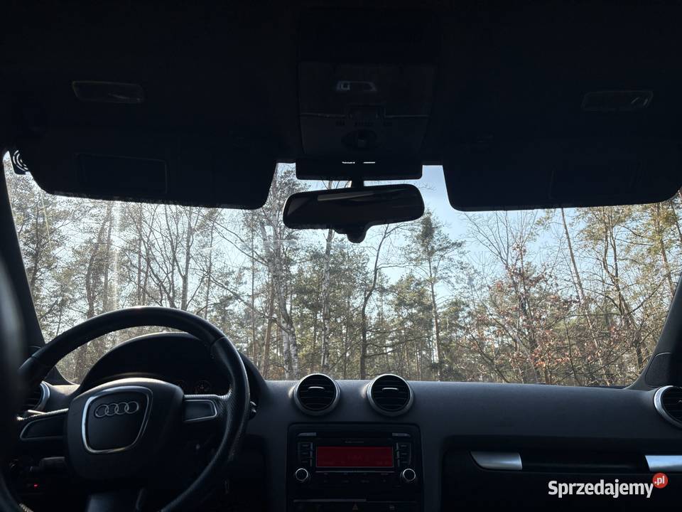 Audi A3 sline 8p 20tdi CR 170 DSG stronic 2009 czarny A3 dolnośląskie Jelcz-Laskowice