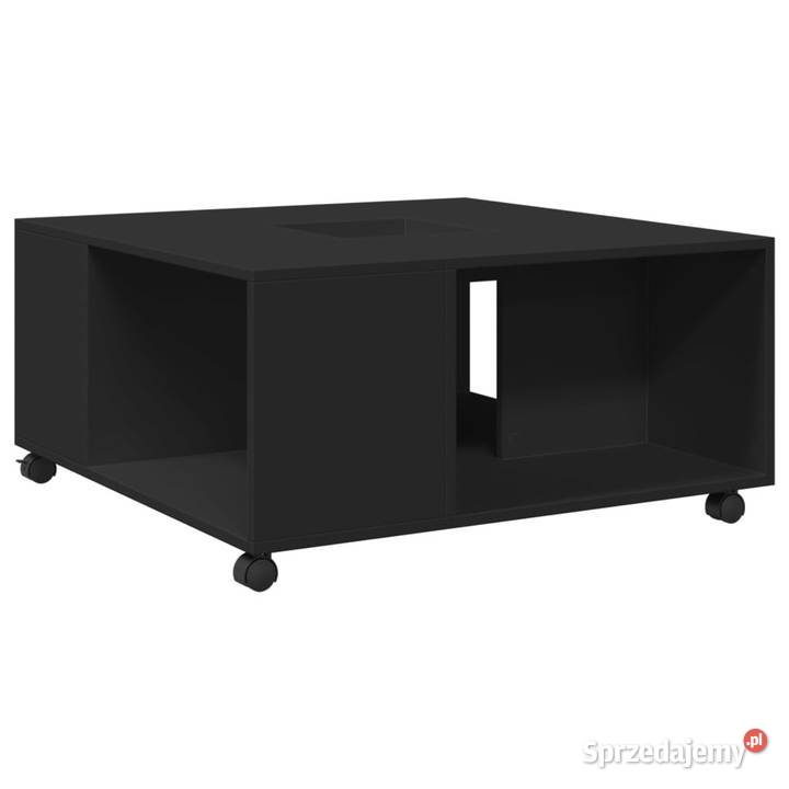 Stolik kawowy czarny 80x80x40 materiał mazowieckie Warszawa