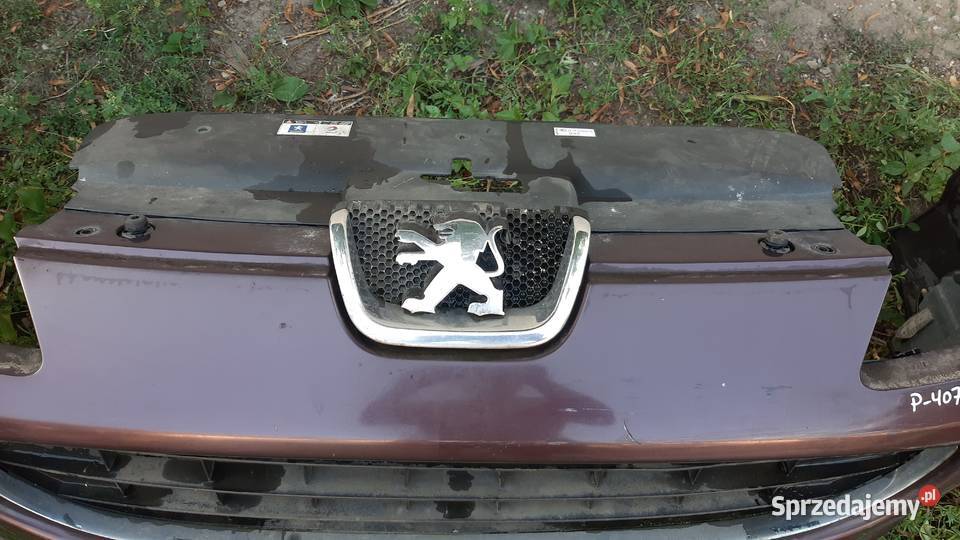 zderzak przedni Peugeot 407 lak KKCD do montażu Zderzaki