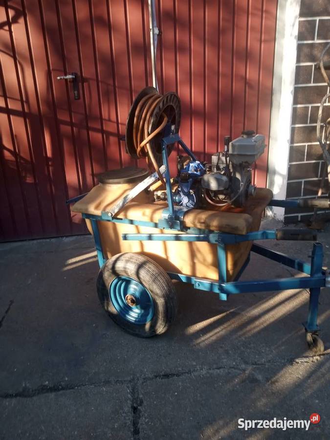Opryskiwacz taczkowy spalinowy do traktorka Kraśnik