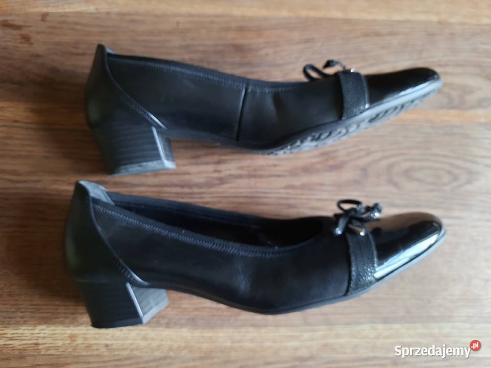 Oryginalne klasyczne czarne baleriny marki Gabor Morąg sprzedam