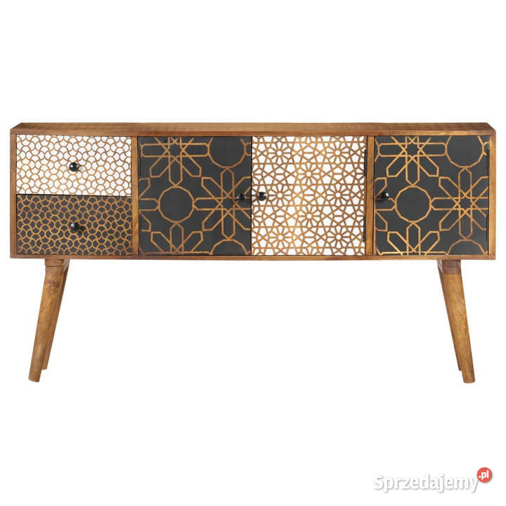 Szafka z nadrukiem 130 x 30 x 70 lite drewno Warszawa sprzedam