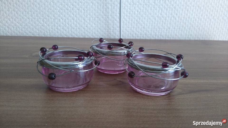 Świeczniki na tealighty 3 Tealight Warszawa