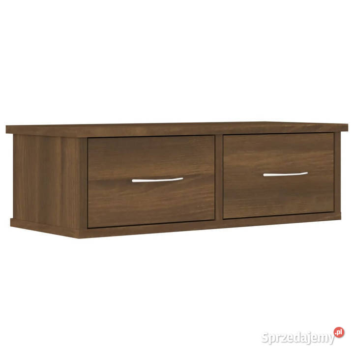 Szafka ścienna brązowy dąb 60x26x185 WM815080 Dom i Ogród Warszawa