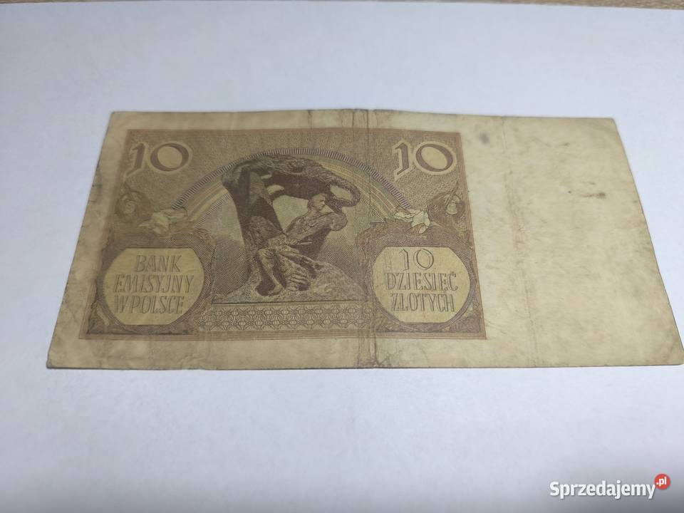 Banknot 10 1940 seria L mazowieckie Otwock