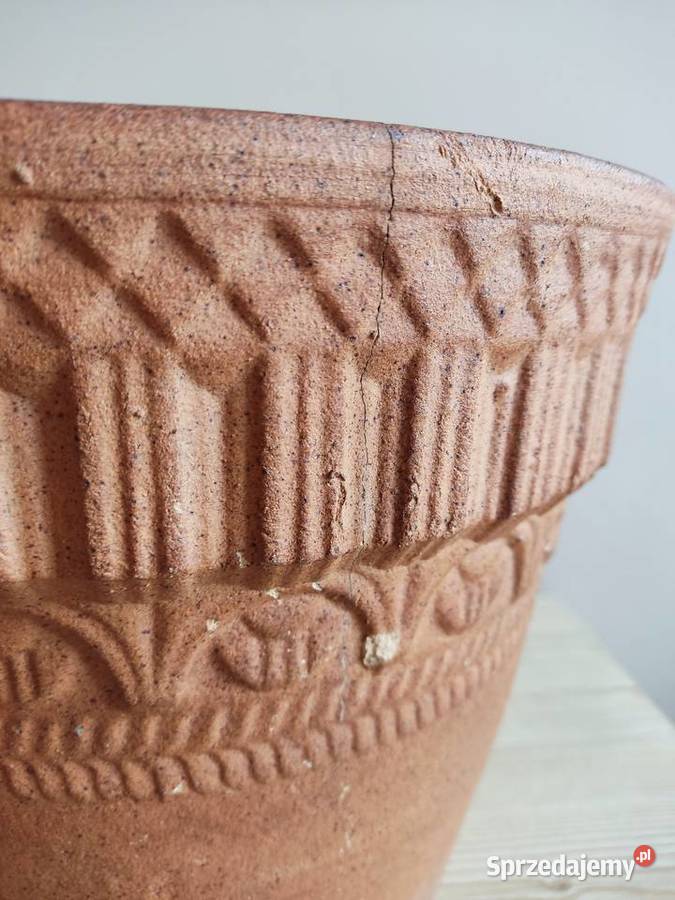 Donica doniczka ceramiczna gliniana fi 336 Doniczki i osłonki Głuchołazy