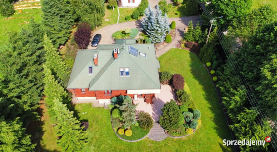 Piękna posiadłość otulona zielenią Dwa domy Stara Słupia sprzedam