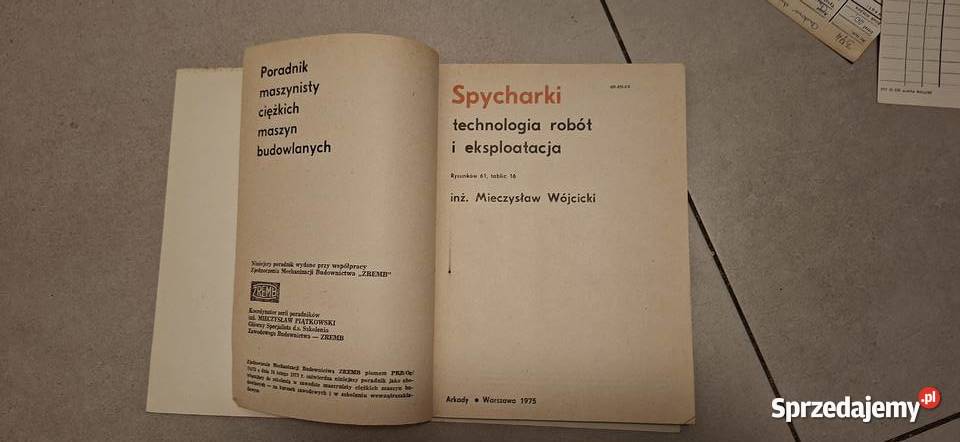 Spycharki Technologia robót i eksploatacja 1975