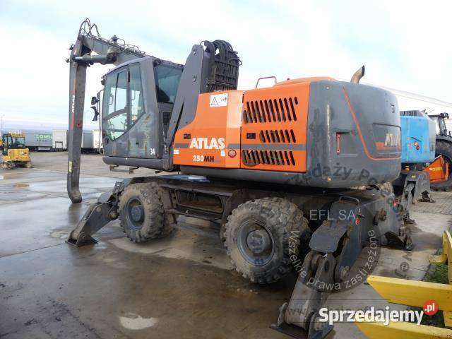 Koparka przeładunkowa Atlas 250MH 2019r Pozostałe dolnośląskie Magnice