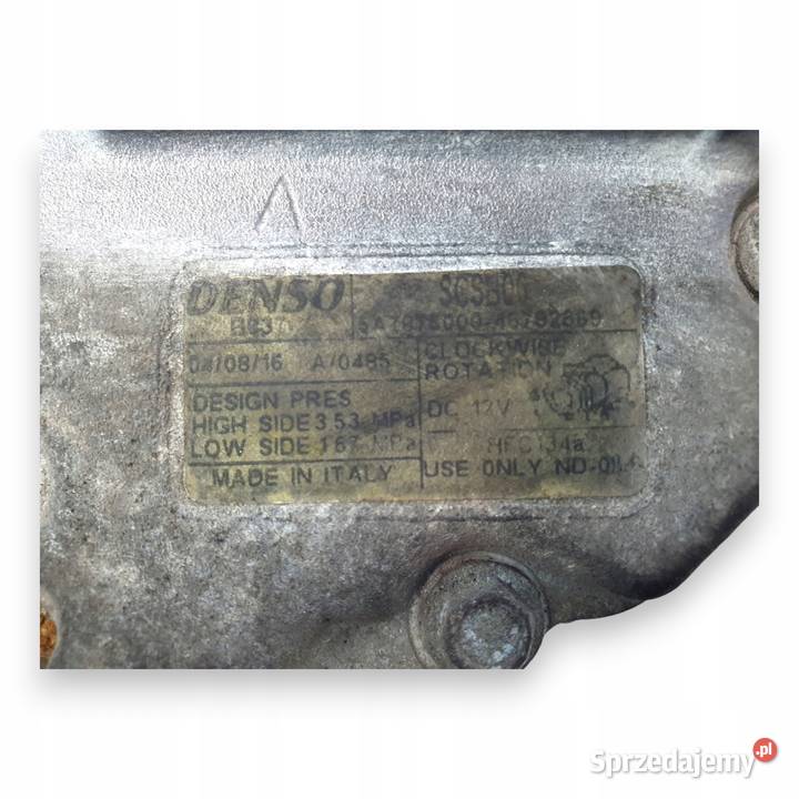 SPRĘŻARKA KLIMATYZACJI Fiat Stilo 14 16V lubelskie Chełm