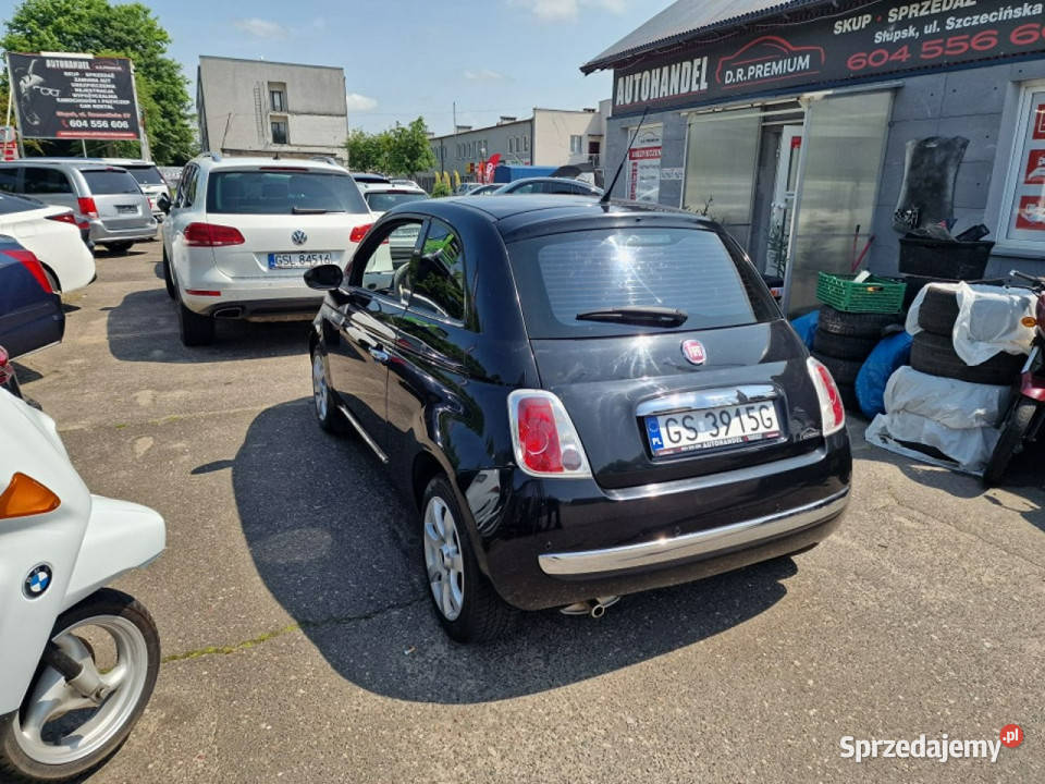 Fiat 500 12 Benzyna 69 Klimatyzacja Panorama VAT marża Słupsk sprzedam