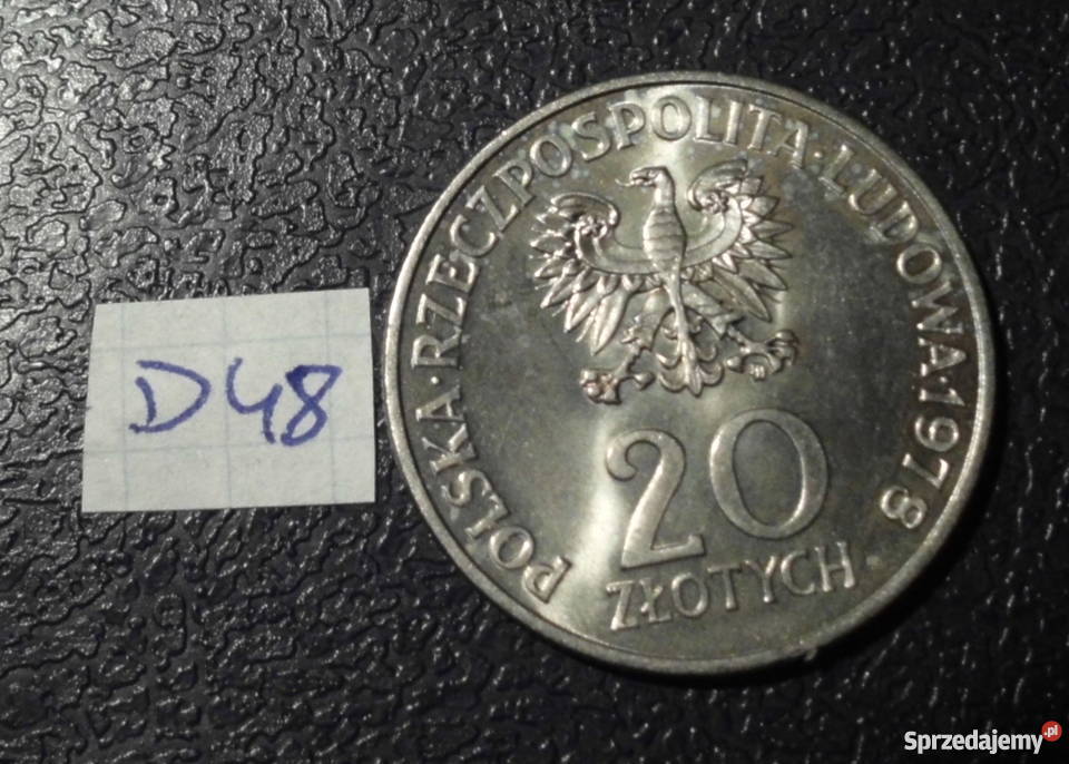 20 złotych 1978 Interkosmos pięny Kraków sprzedam