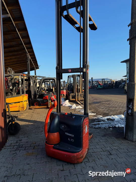 wózek paletowy LINDE L10 podnoszenie 290m maszt Działoszyn sprzedam