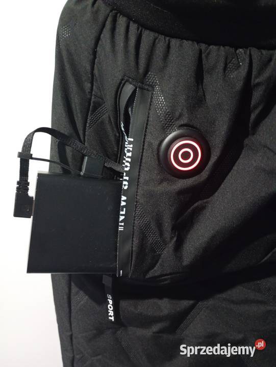 spodnie unisex ocieplane z ogrzewaniem powerbank Sterdyń
