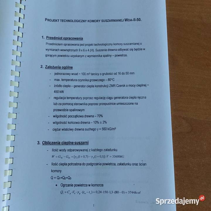 Suszarnia komorowa do drzewa Czarna Woda