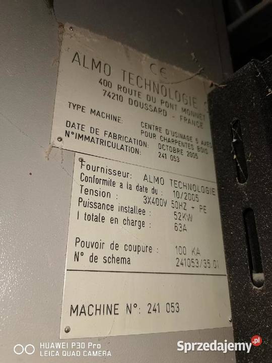 CNC EGA ALMO TECHNOLOGIE centrum obrobcze i